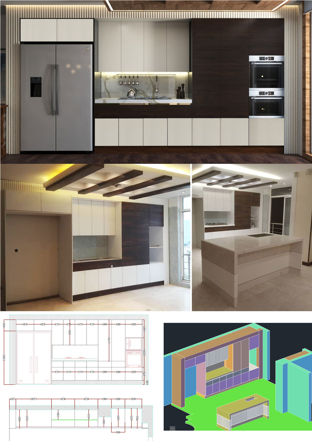 نمونه طراحی آشپزخانه