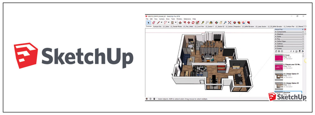 اسکتچاپ نرم افزار معماری