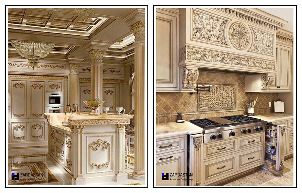 کابینت ممبران کابینت ممبران سفید طلایی