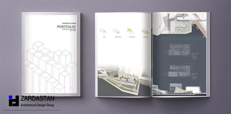 نمونه پورفولیو معماری چهارم نمونه پورفولیو معماری چهارم