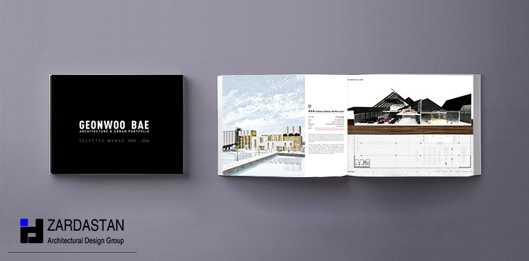 نمونه پورفولیو معماری چهارم نمونه پورفولیو معماری چهارم