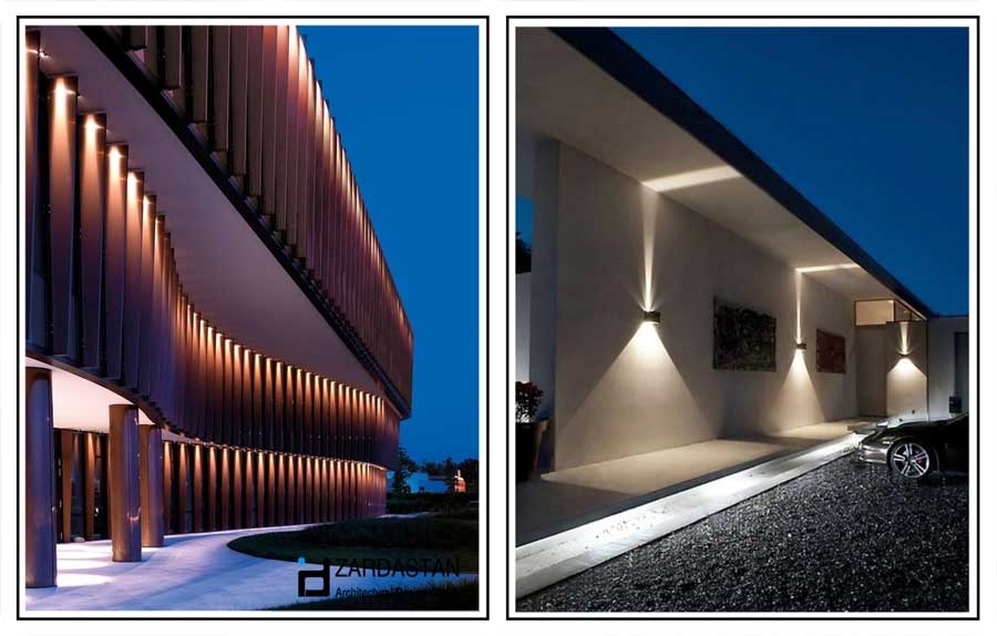 اصول نورپردازی نمای ساختمان اصول نورپردازی نمای ساختمان