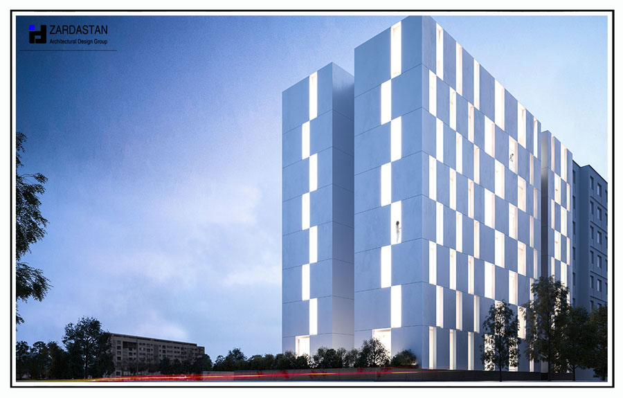 نمای ساختمان مدرن نمای مدرن ساختمان