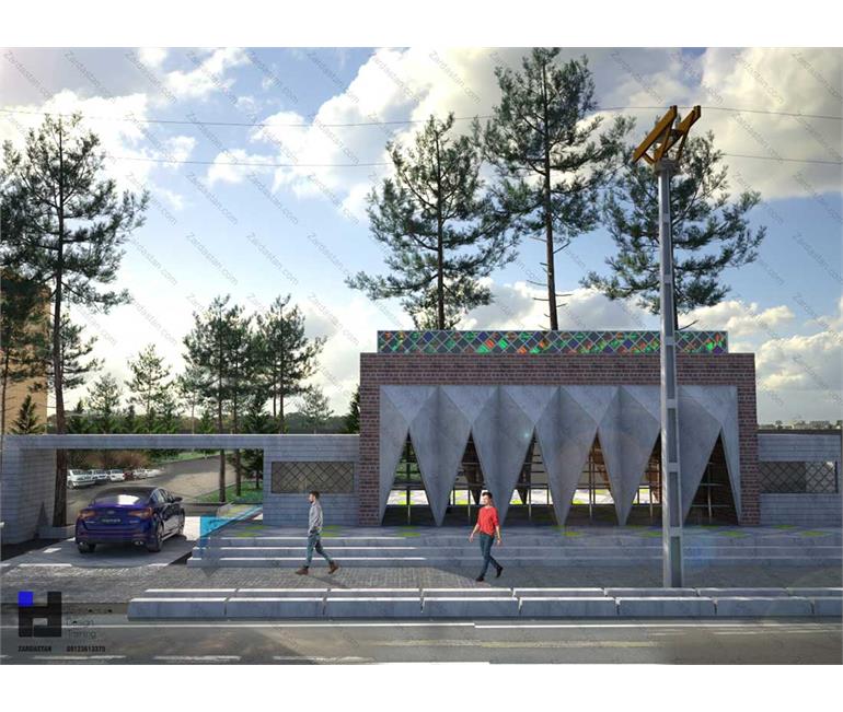 پروژه طراحی ورودی دانشگاه