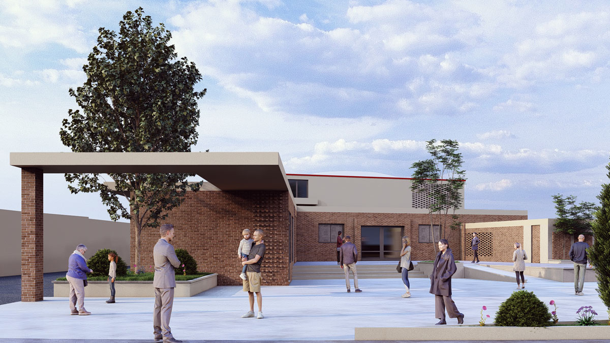 پروژه دانشجویی معماری فرهنگسرا