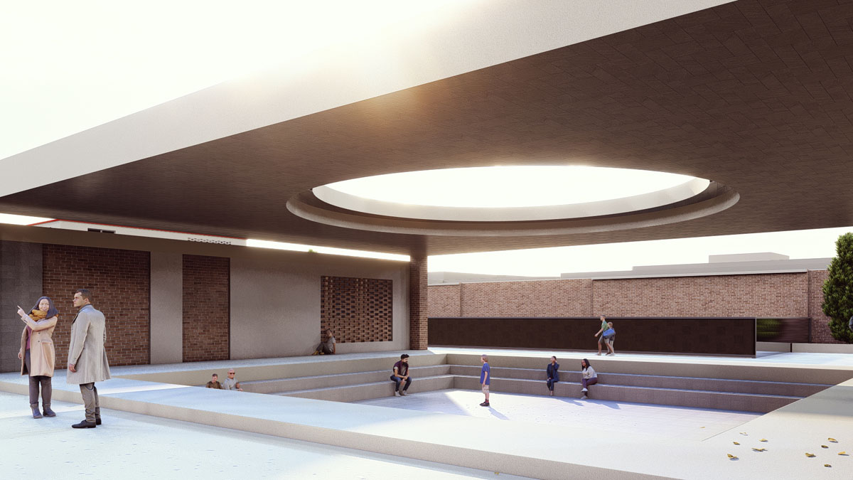 پروژه دانشجویی معماری فرهنگسرا