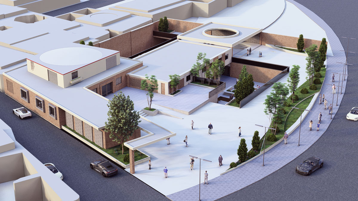 پروژه دانشجویی معماری فرهنگسرا