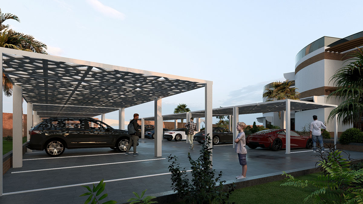 پروژه دانشجویی معماری فرهنگسرا 2