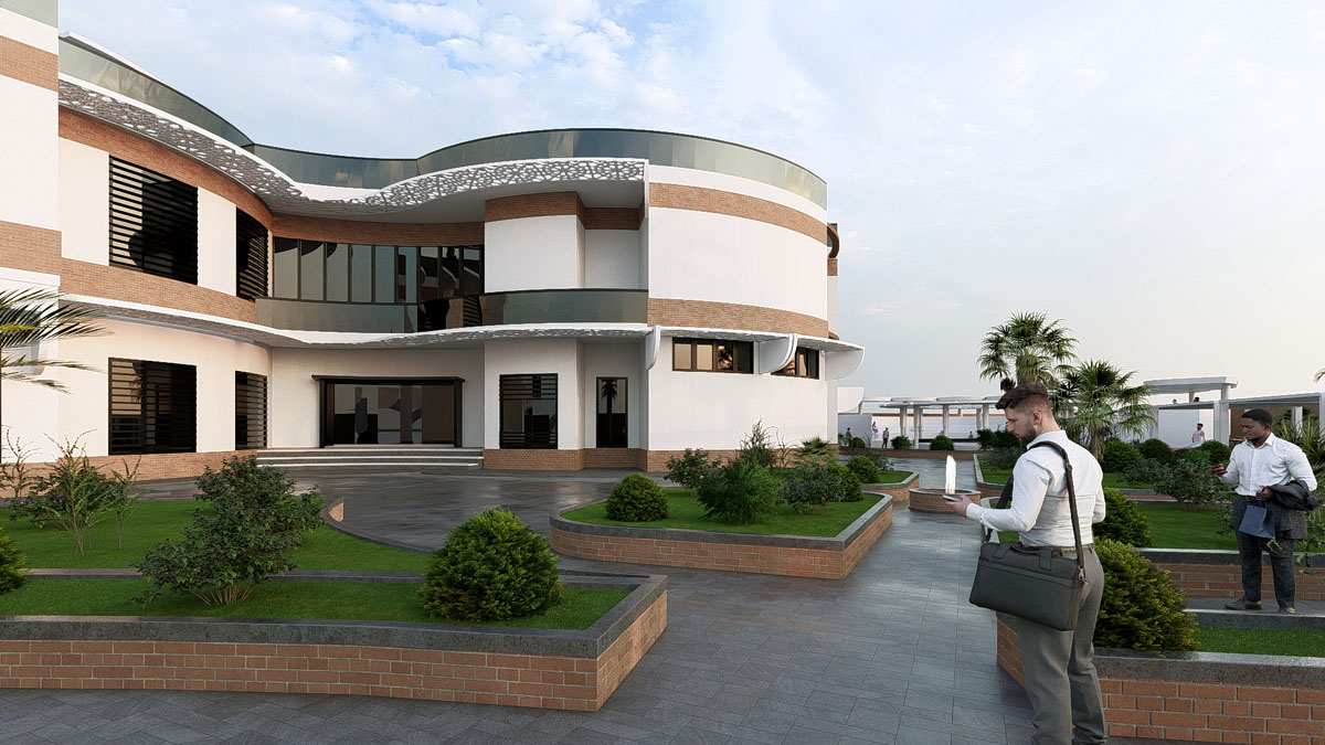 پروژه دانشجویی معماری فرهنگسرا 2