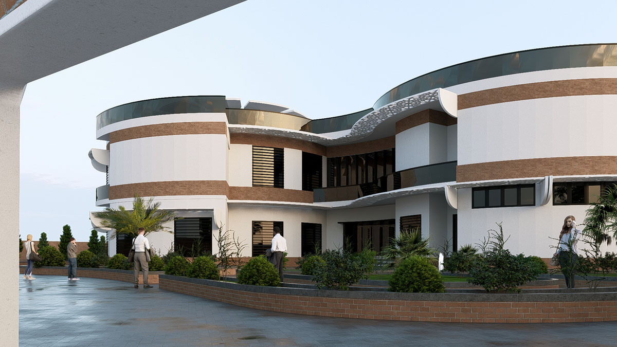 پروژه دانشجویی معماری فرهنگسرا 2