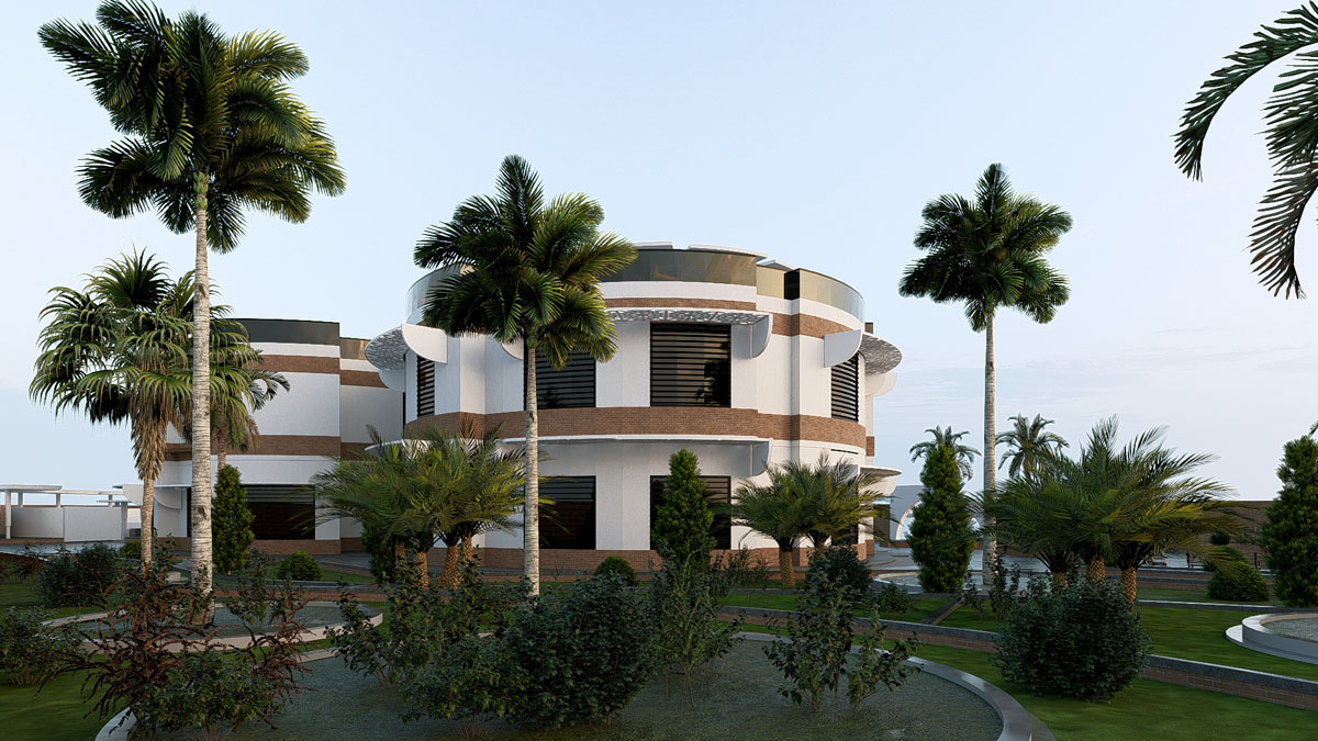 پروژه دانشجویی معماری فرهنگسرا 2