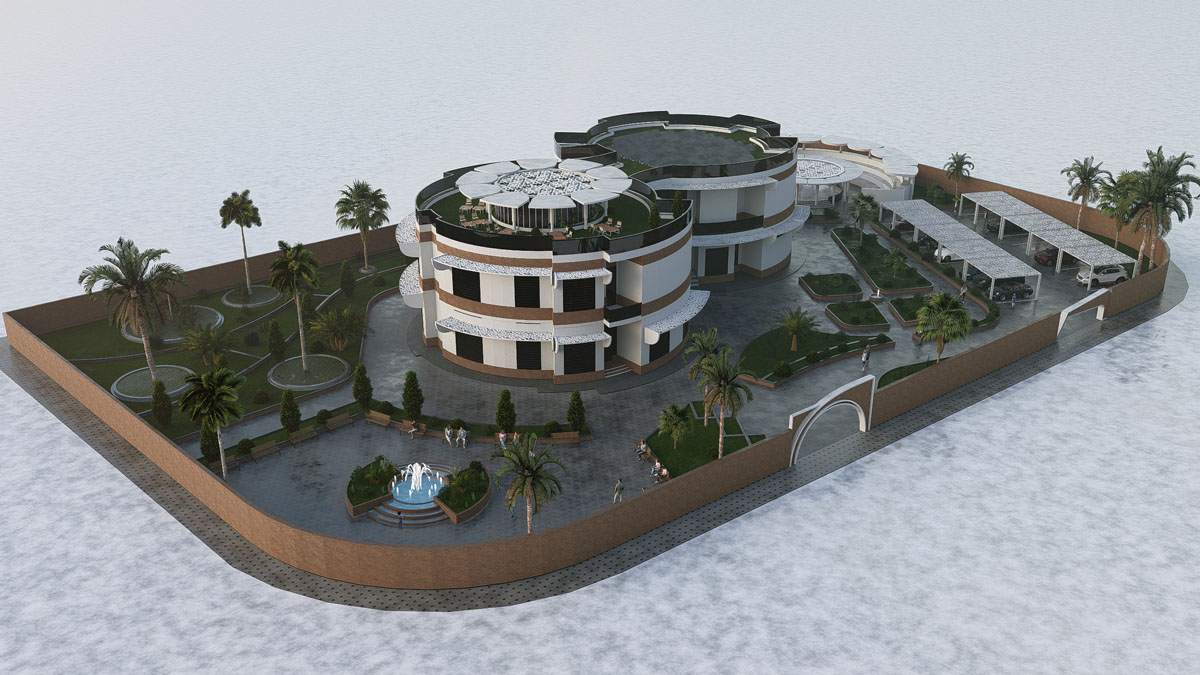 پروژه دانشجویی معماری فرهنگسرا 2