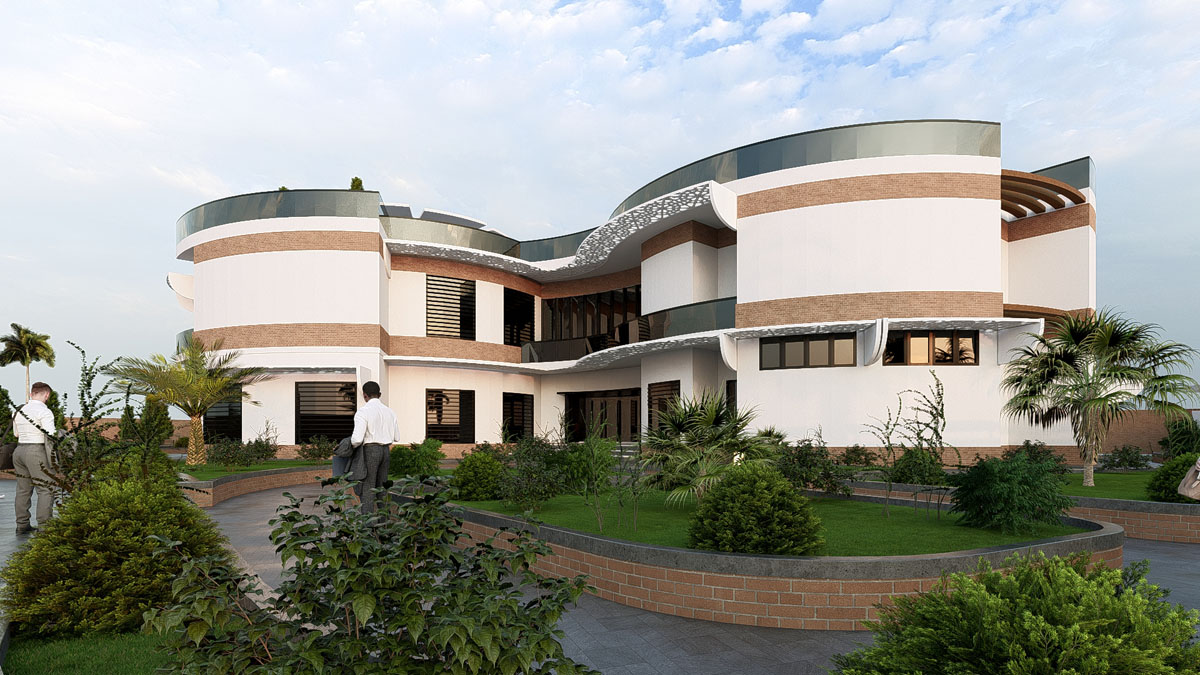 پروژه دانشجویی معماری فرهنگسرا 2