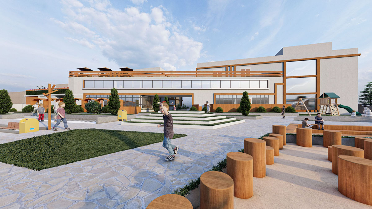 پروژه دانشجویی معماری مدرسه