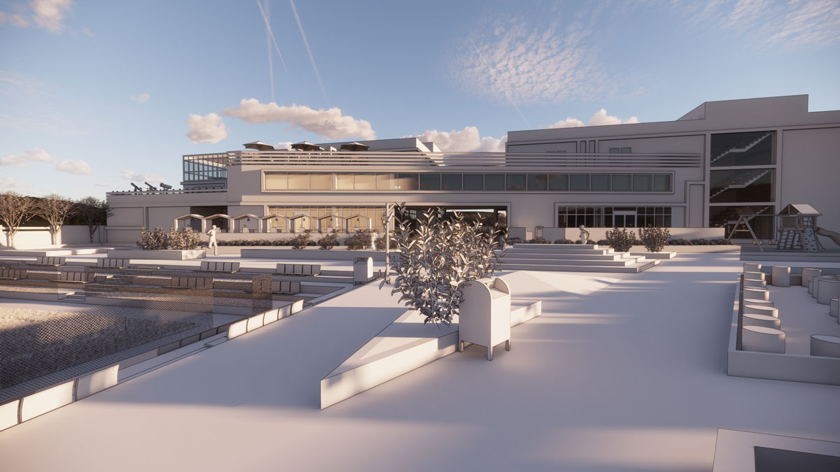 پروژه دانشجویی معماری مدرسه