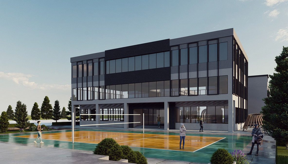 پروژه دانشجویی معماری مرکز آموزشی دختران