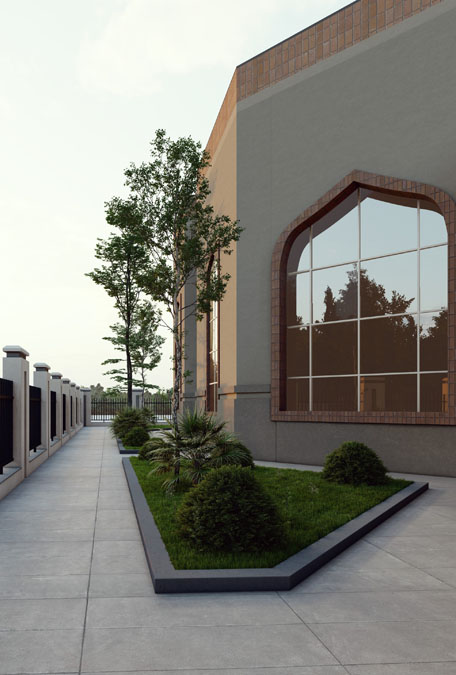 پروژه دانشجویی معماری مسجد