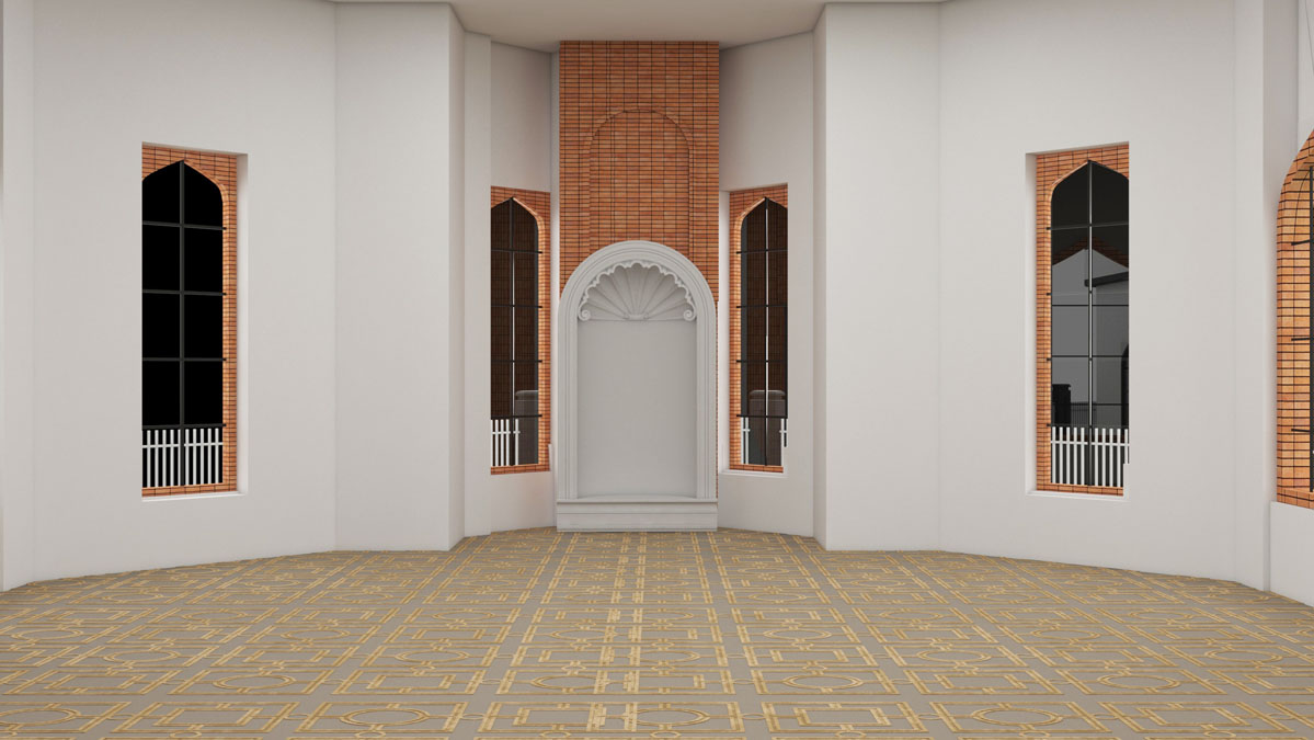 پروژه دانشجویی معماری مسجد