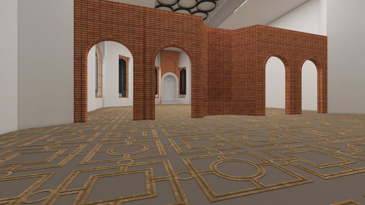 پروژه دانشجویی معماری مسجد