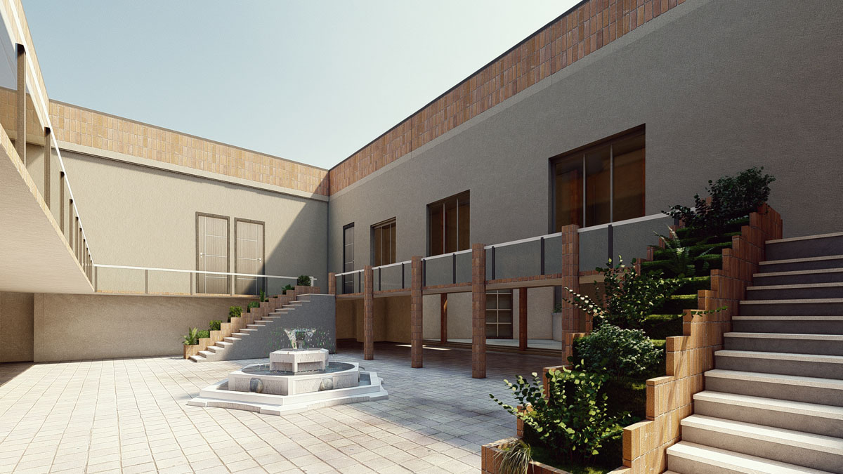 پروژه دانشجویی معماری مسجد