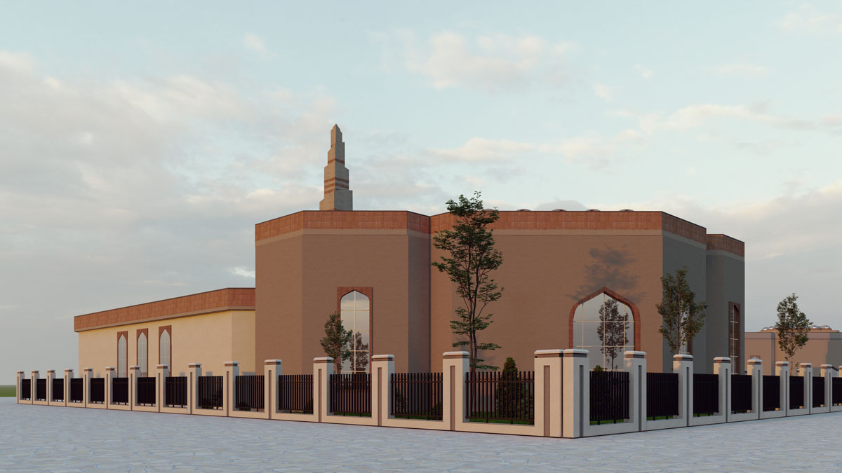 پروژه دانشجویی معماری مسجد