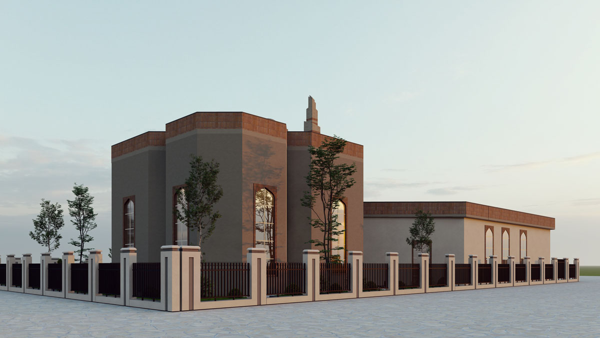 پروژه دانشجویی معماری مسجد