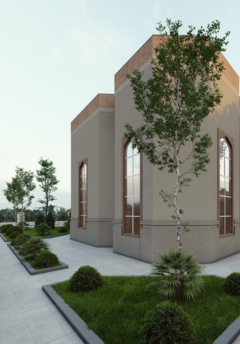 پروژه دانشجویی معماری مسجد