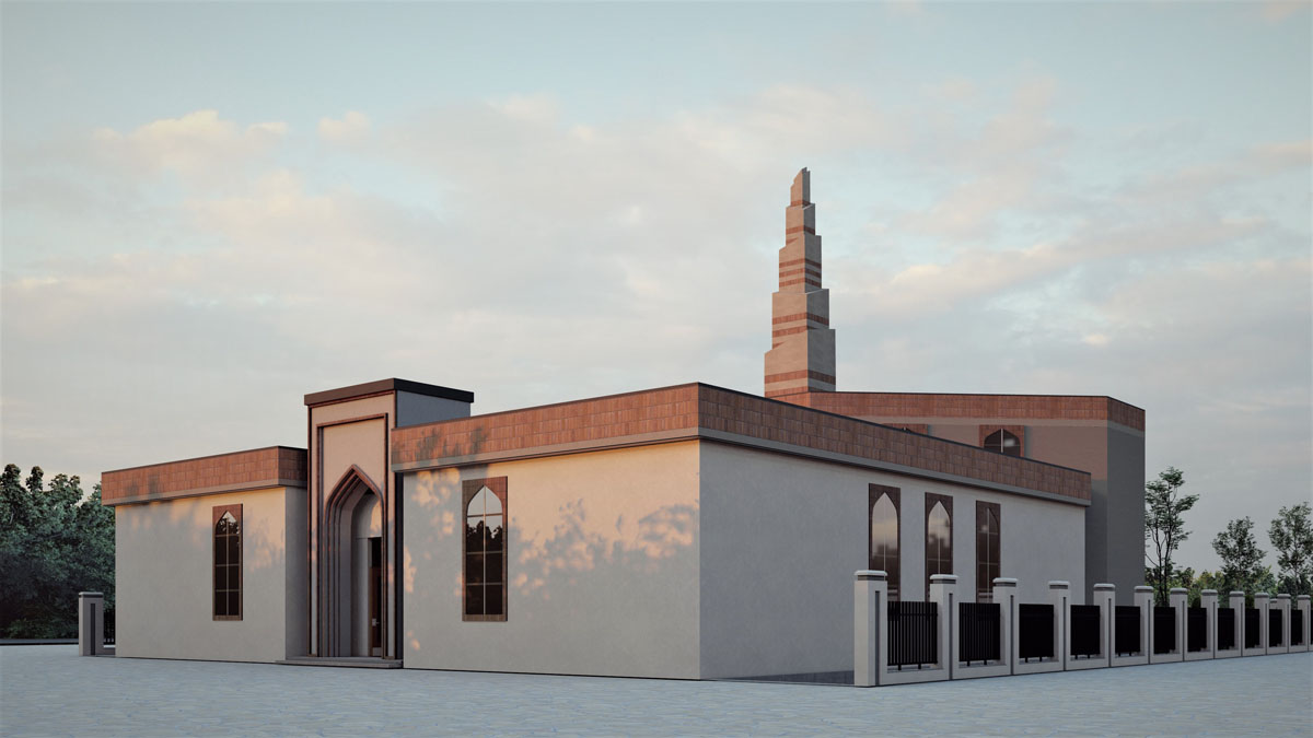 پروژه دانشجویی معماری مسجد