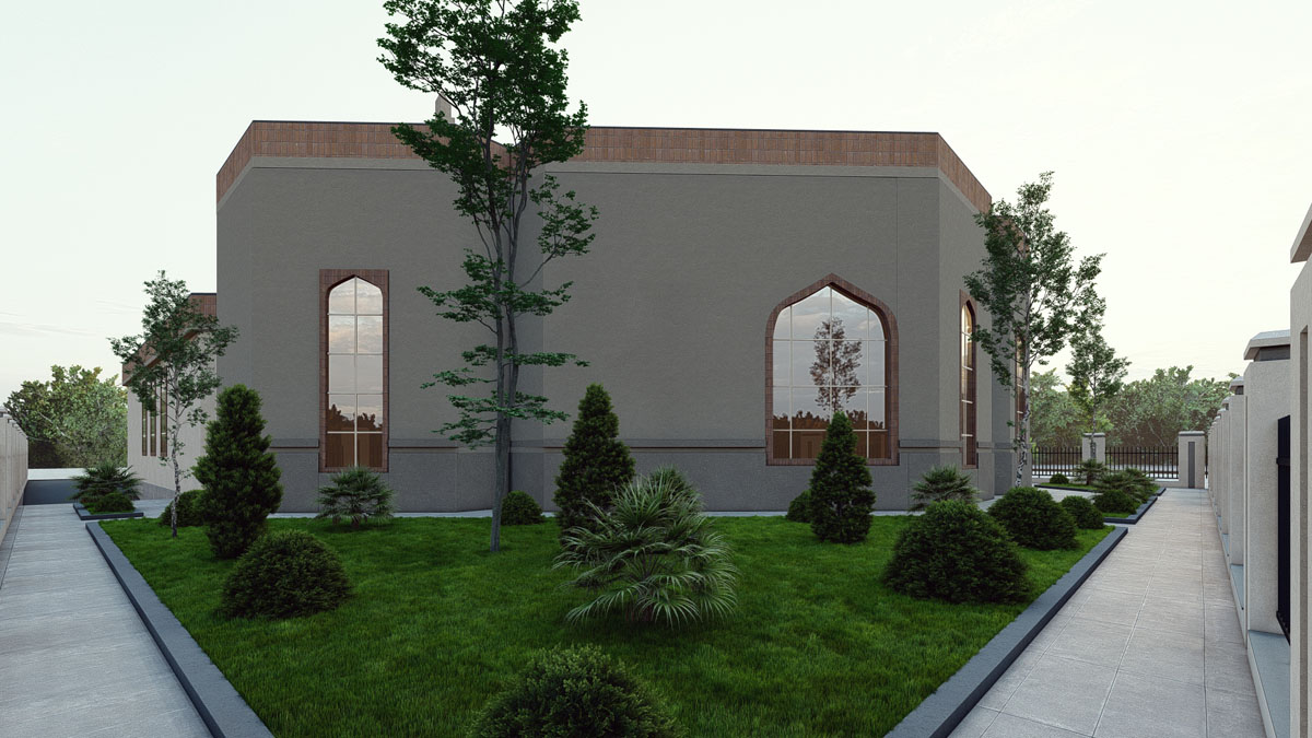 پروژه دانشجویی معماری مسجد