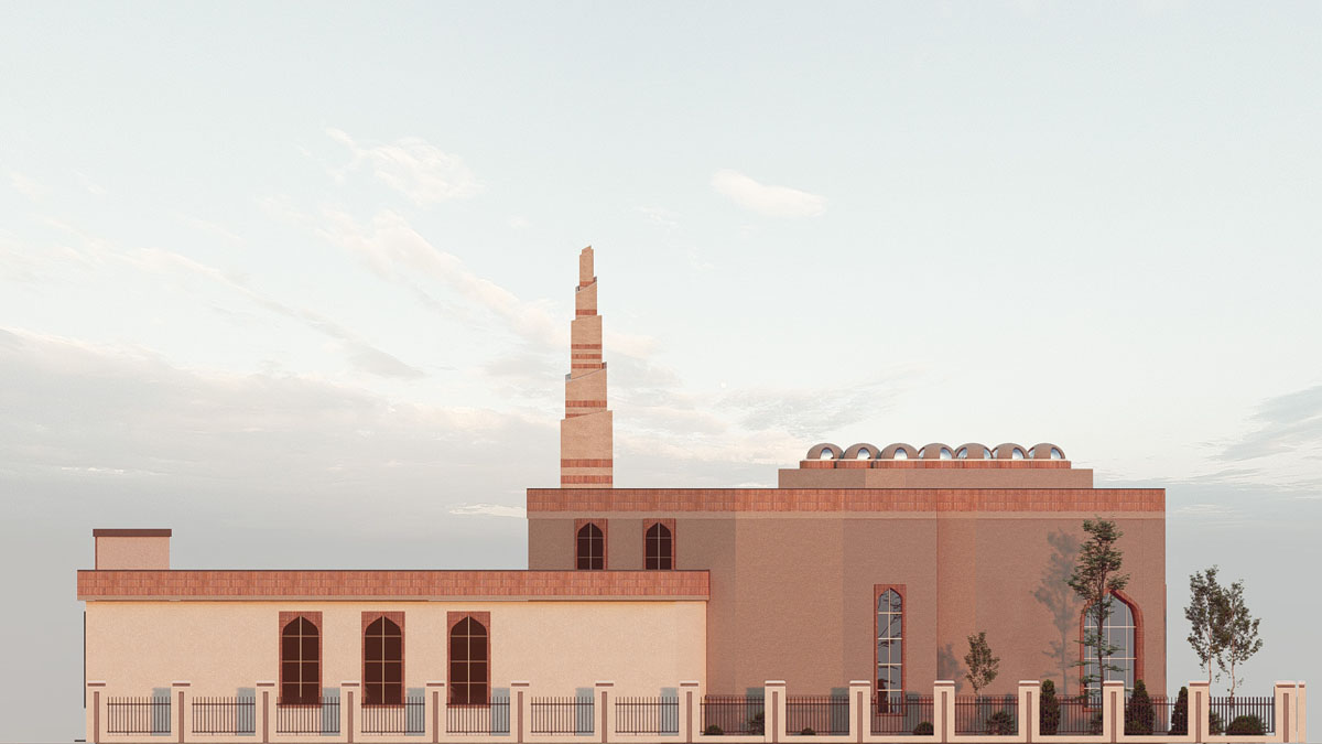 پروژه دانشجویی معماری مسجد