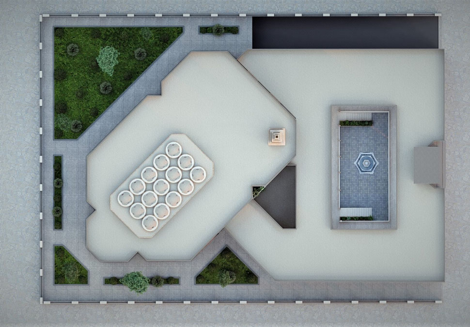 پروژه دانشجویی معماری مسجد