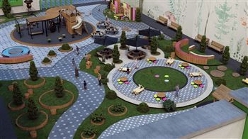 پروژه دانشجویی معماری پارک کودک