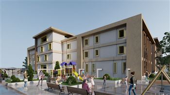 پروژه دانشجویی معماری شهرک مسکونی