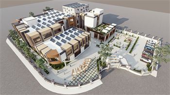 پروژه دانشجویی معماری مجتمع تجاری