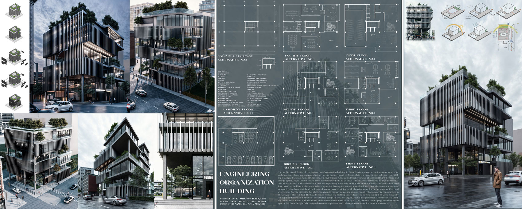 نمونه پروژه معماری - طرح 2 - شیت بندی